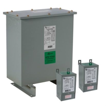 HPS TN2A0045KBKF Titan Copper Wound Hazardous Transformer, 480 Delta V AC Primary, 208Y/120 VAC Secondary, 45 kVA Power Rating, 60 Hz, 3 Phase
